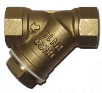 Фильтр сетчатый резьбовой ABRA-YS-3000-E, латунный