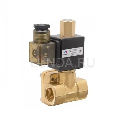 Клапан соленоидный с сервоприводом и катушкой, двухходовой, непрямого действия (нормально открытый), Росма В Новокузнецке