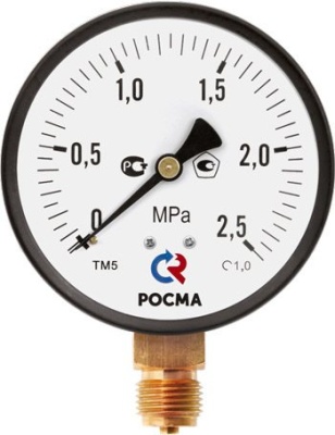Манометр, Тип ТМ серия 10, общетехнический, с повышенным классом точности, Росма В Новокузнецке