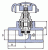 Вентиль проходной PPR, с выпускным клапаном, Wavin Ekoplastik В Новокузнецке