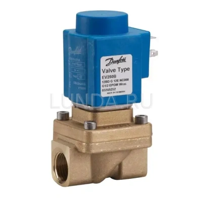 Клапан соленоидный EV250B с принудительным подъемом, с катушкой, Danfoss В Новокузнецке